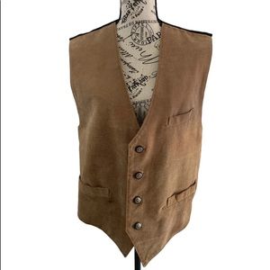 * I.O.U. euro-mode men’s medium leather vest